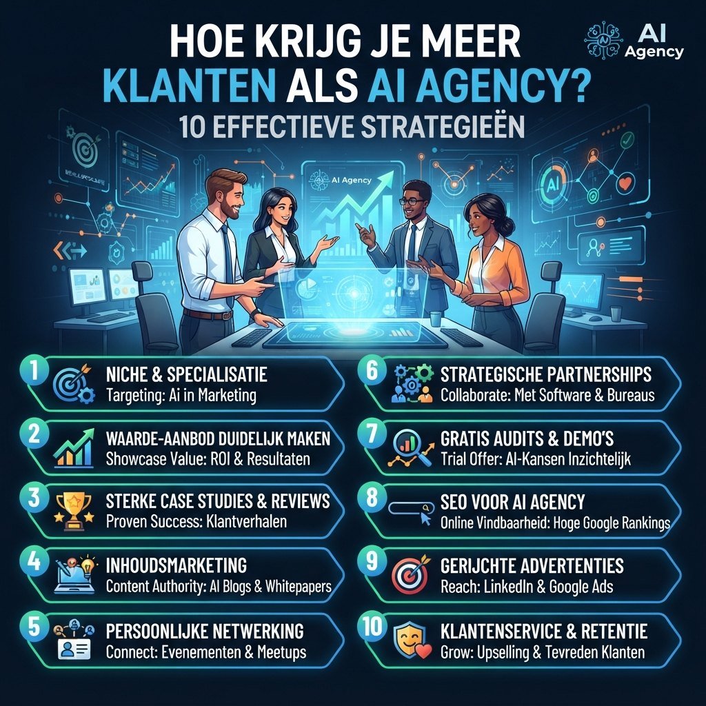 Hoe Krijg Je Meer Klanten Als AI Agency? 10 Effectieve Strategieën